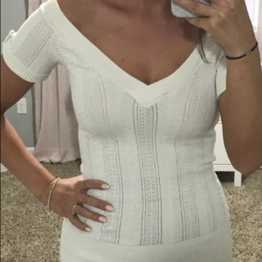 White Bebe Shirt